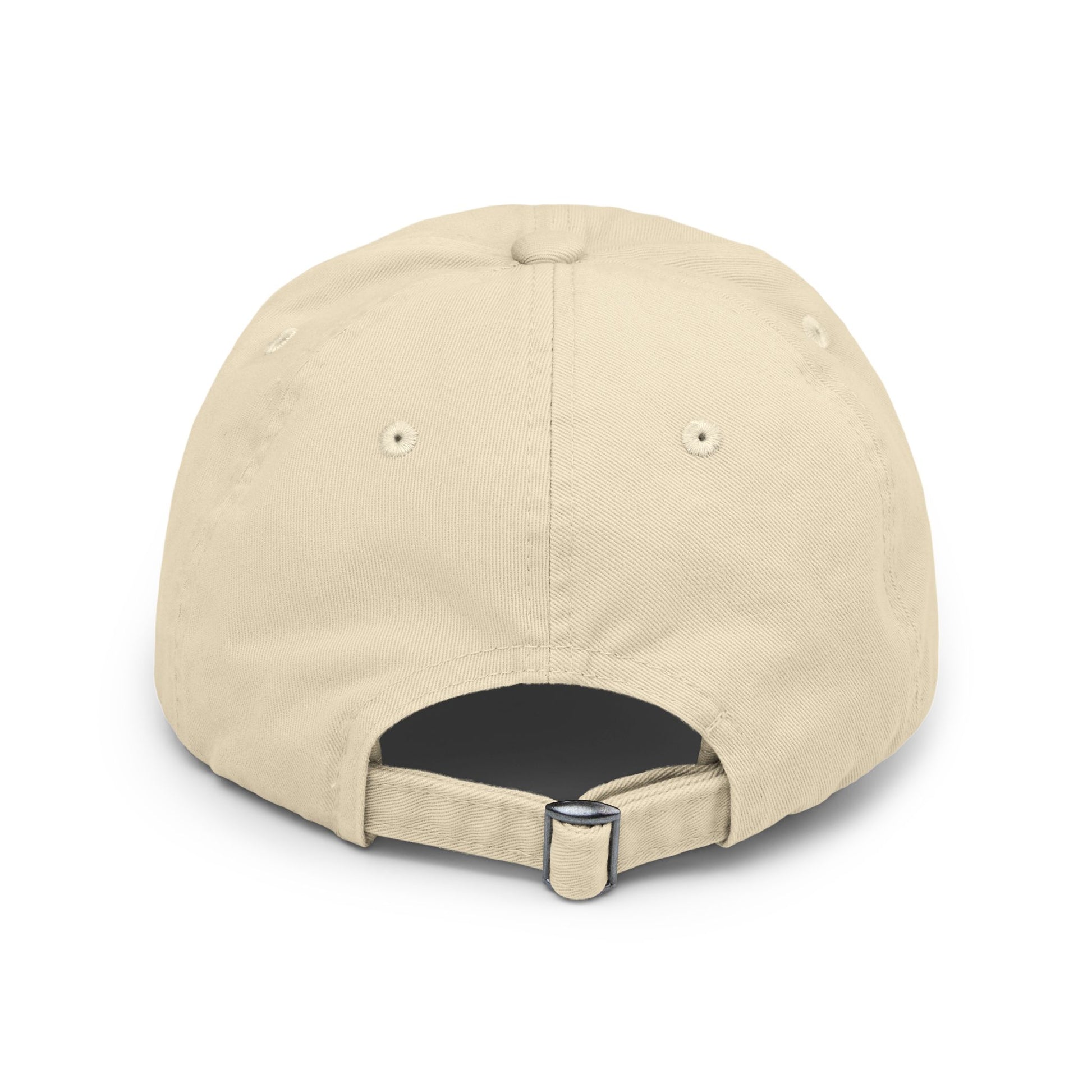 Beige baseball cap on a white background